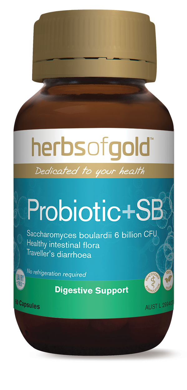 Herbs of Gold Probiotic+SB 60 Capsules