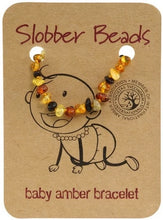 Load image into Gallery viewer, Slobber Beads Baltic Amber Baby Teething Bracelet 13-14cm