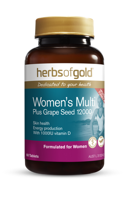 Herbs of Gold Women’s Multi Plus Grape Seed 12000 60 Tablets