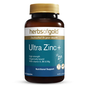 Herbs of Gold Ultra Zinc+ 60 Capsules