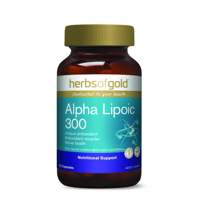 Herbs of Gold Alpha Lipoic 120 Capsules