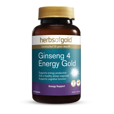 Herbs of Gold Ginseng 4 Energy Gold 60 Tablets