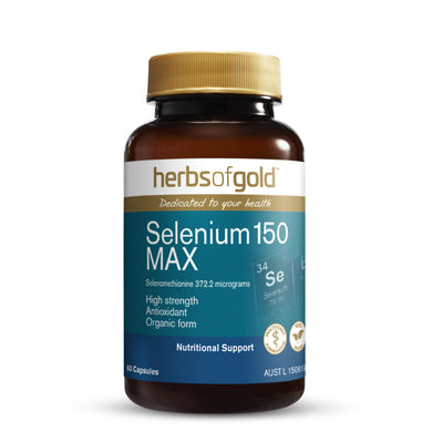 Herbs of Gold Selenium 150 MAX 60 Capsules