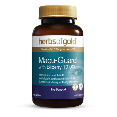 Herbs of Gold Macu-Guard with Bilberry 10000 60 Tablets