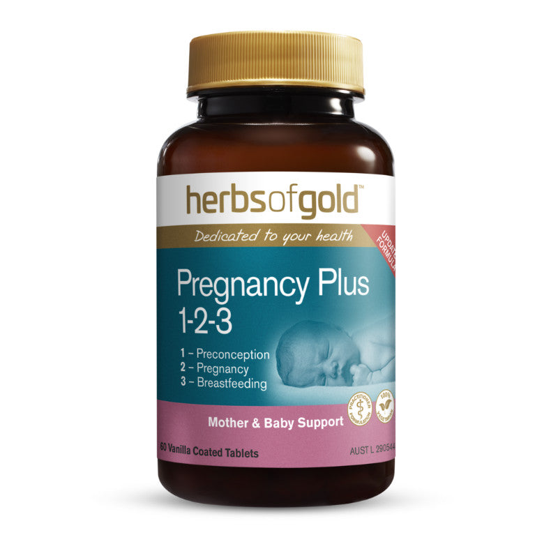 Herbs of Gold Pregnancy Plus 1-2-3 60 Tablets