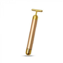 Load image into Gallery viewer, Beauty Bar 24k Golden Facial Massager-T Shape Electric Face Massager Skin Face