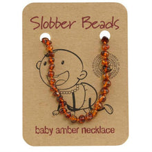 Load image into Gallery viewer, Slobber Beads Baby Amber Necklace 32-33cm