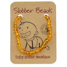 Load image into Gallery viewer, Slobber Beads Baby Amber Necklace 32-33cm
