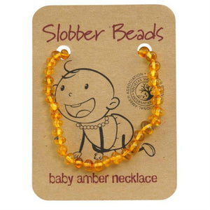 Slobber Beads Baby Amber Necklace 32-33cm