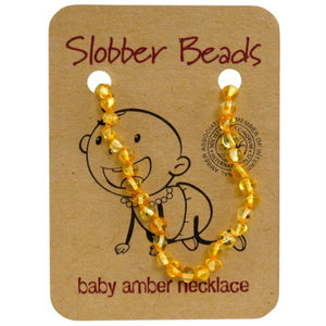 Slobber Beads Baby Amber Necklace 32-33cm