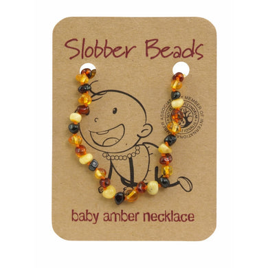 Slobber Beads Baby Amber Necklace 32-33cm